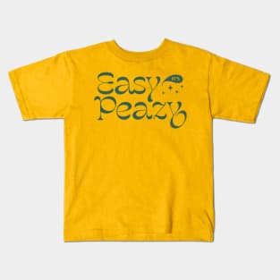 Easy Peazy! (color version) Kids T-Shirt